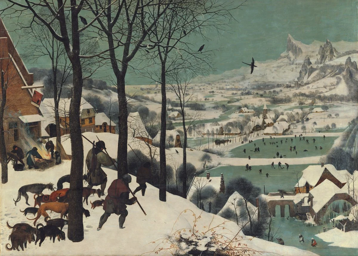 Hunters in the Snow Bruegel Canvas Print wall art print | PrintPosters.in